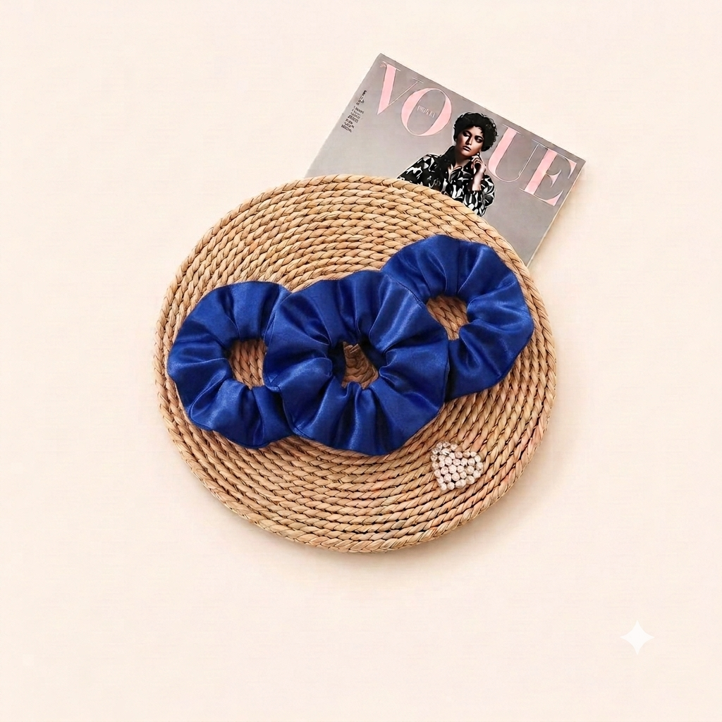 Premium Silk Satin Scrunchies